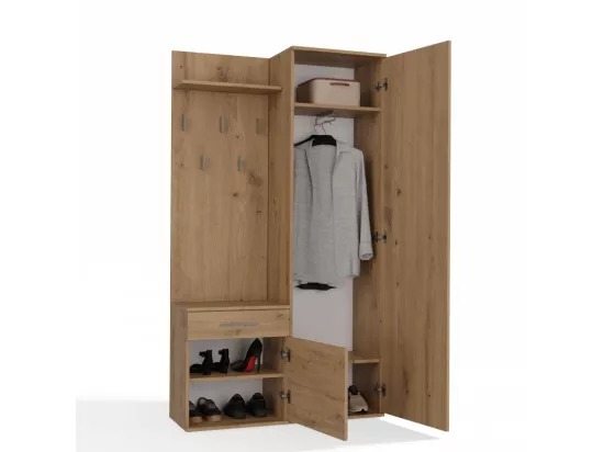 DUO ARMOIRE ARTISAN CHÊNE