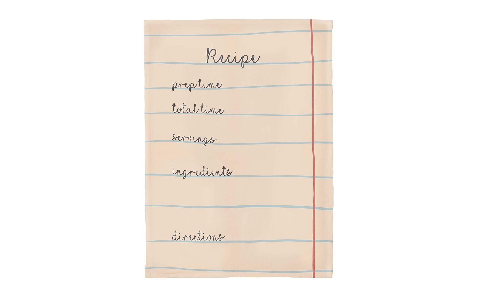 Geschirrtuch »Chic Mic Recipe 50 x 70 cm«
