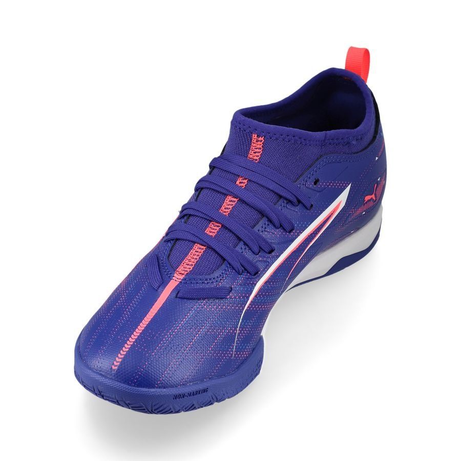 PUMA Ultra 5 Match IT   Mid Formula - Lapis Lazuli/Blanc/Crépuscule Enfant