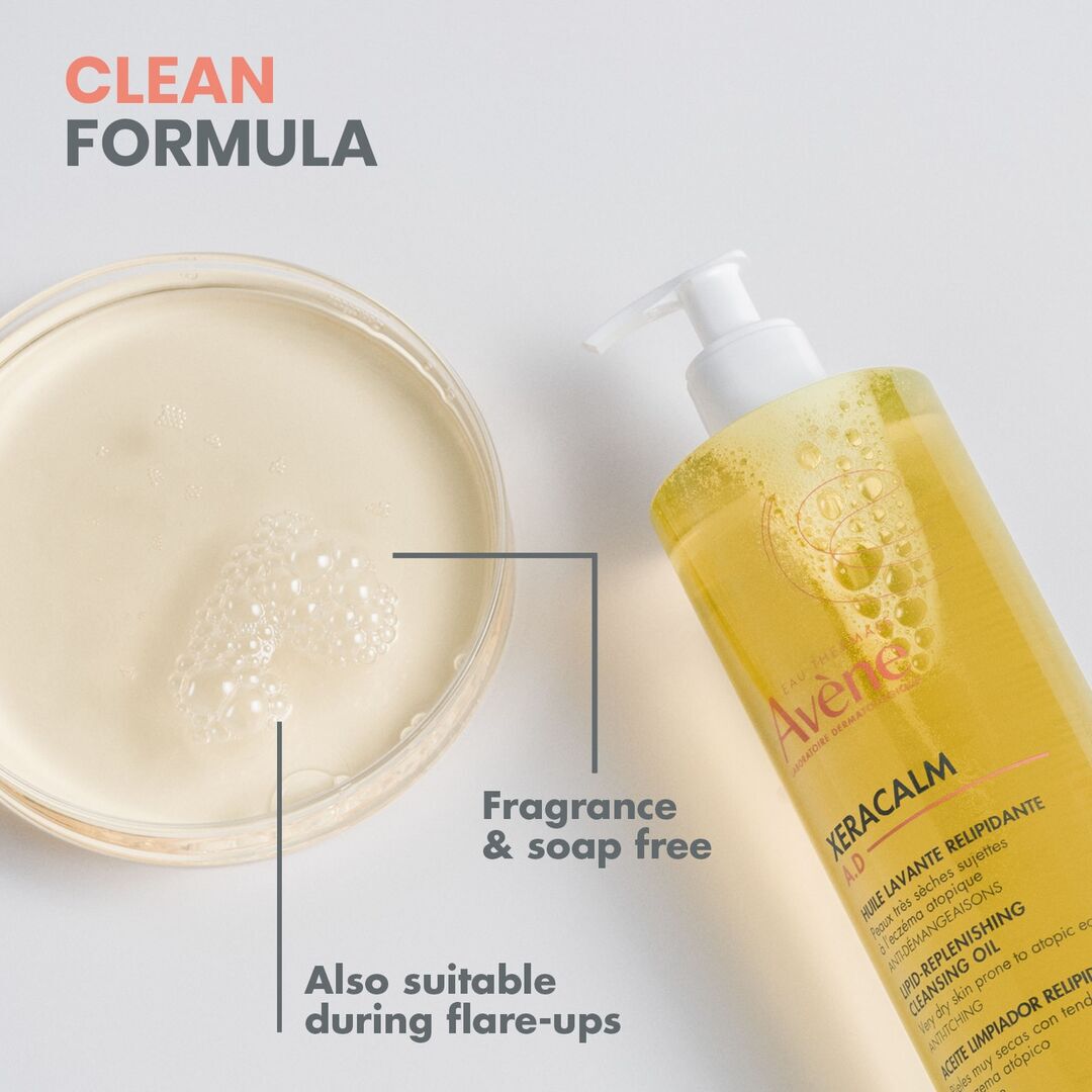 AVENE  Xeracalm Óleo Limpeza Corpo Relipidante - 750ml