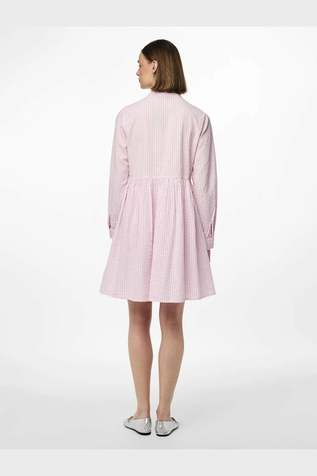 Pieces Pcsally Ls Dress 4497515 pastel lavender cloud dancer