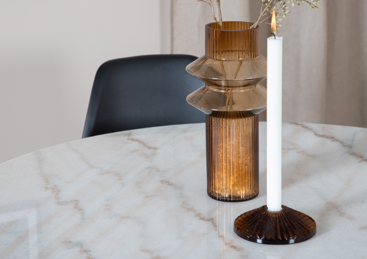 Eettafel Estelle Zwart/Goud