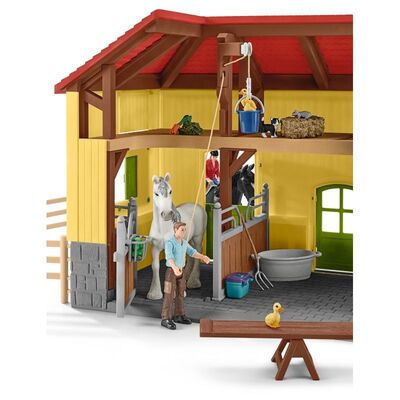 Schleich Farm World Lekesett Hestestall