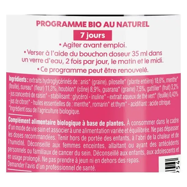 Coquetel Biosens para emagrecimento abdominal para mulheres acima de 45 anos, orgânico, 500ml