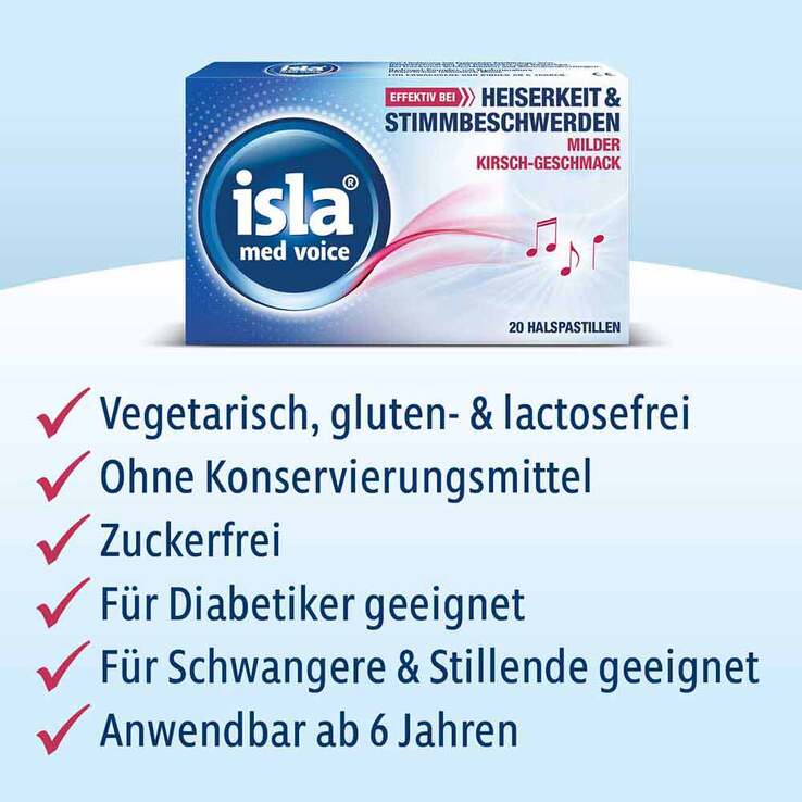 isla® med voice Pastillen, 20 St