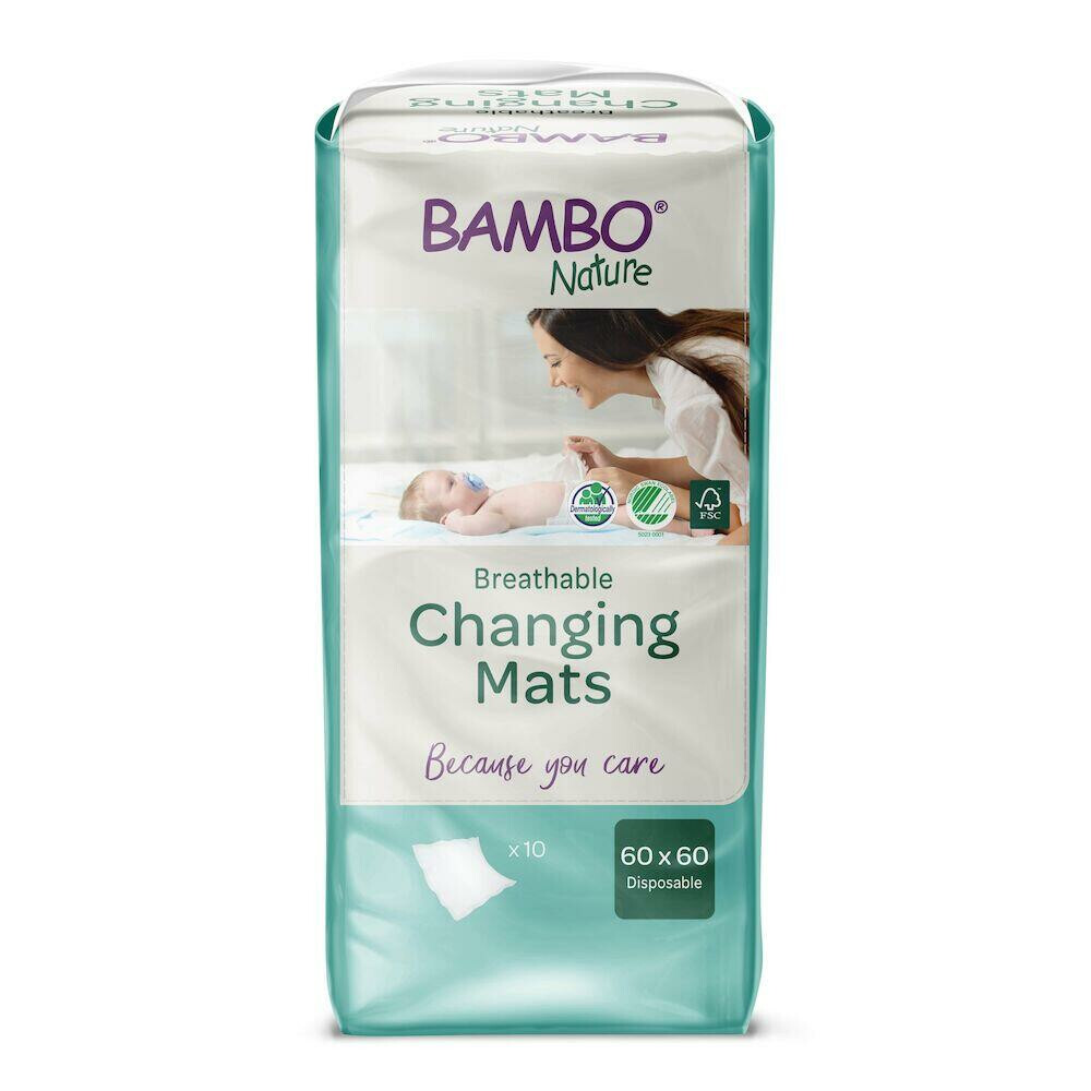 Bambo Nature Verschoonmatjes 60x60 cm10 stuks