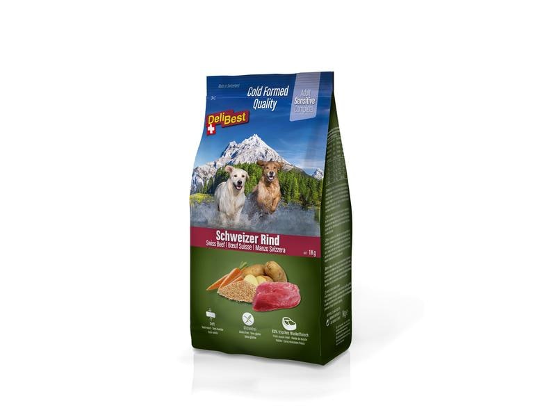 DeliBest Halbfeuchtfutter Premium Complete Sensitive Dog, R Alleinfuttermittel Soft für ausgewachsene Hunde
