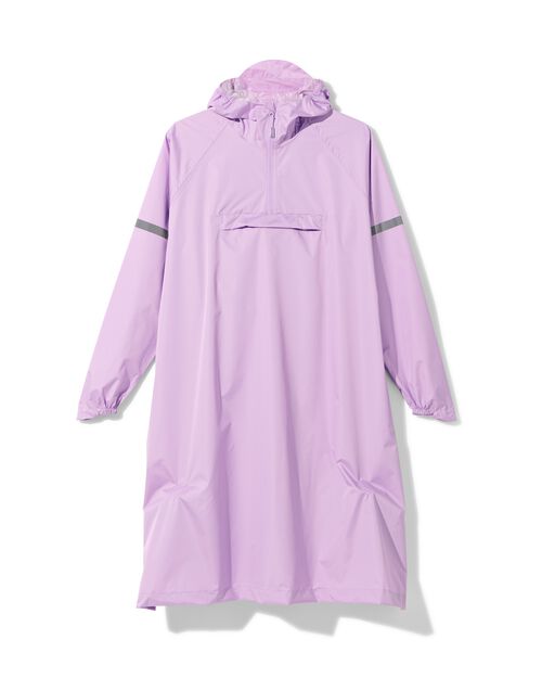 poncho de pluie pour adulte léger imperméable lilas