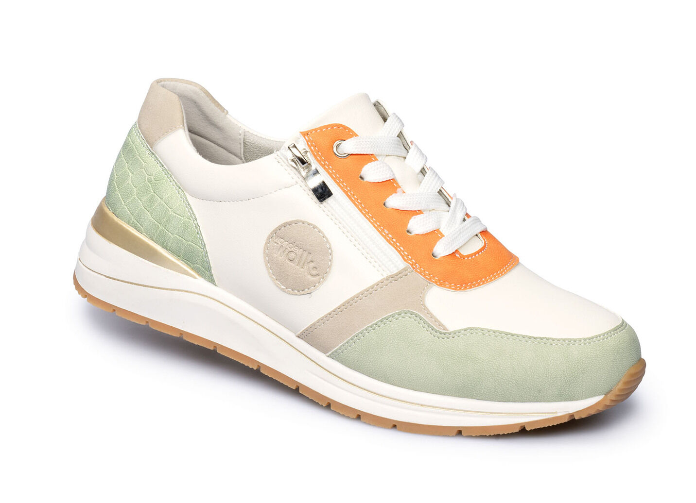 Komfort-Sneaker Simone in Leder- und Veloursleder-Optik