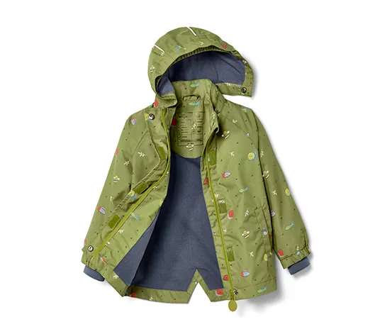 Kleinkinder-Regenjacke, grün