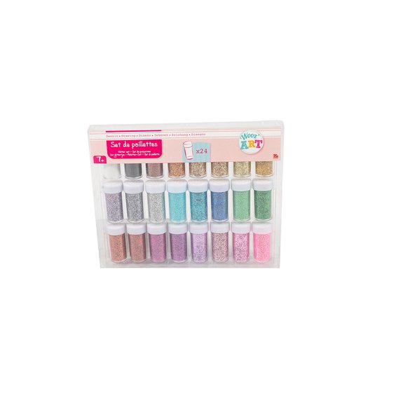 Coffret de 24 pots de paillettes
