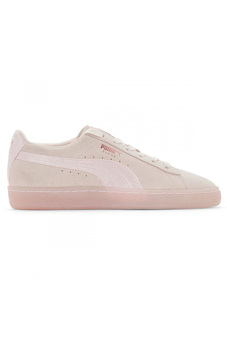 Baskets Puma Suède Classic satin rose/gold
