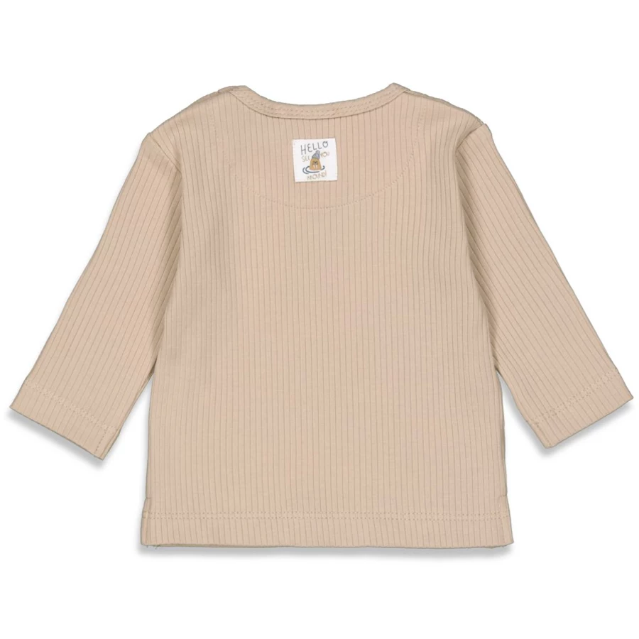 Feetje Langarmshirt Cool As Ever Taupe