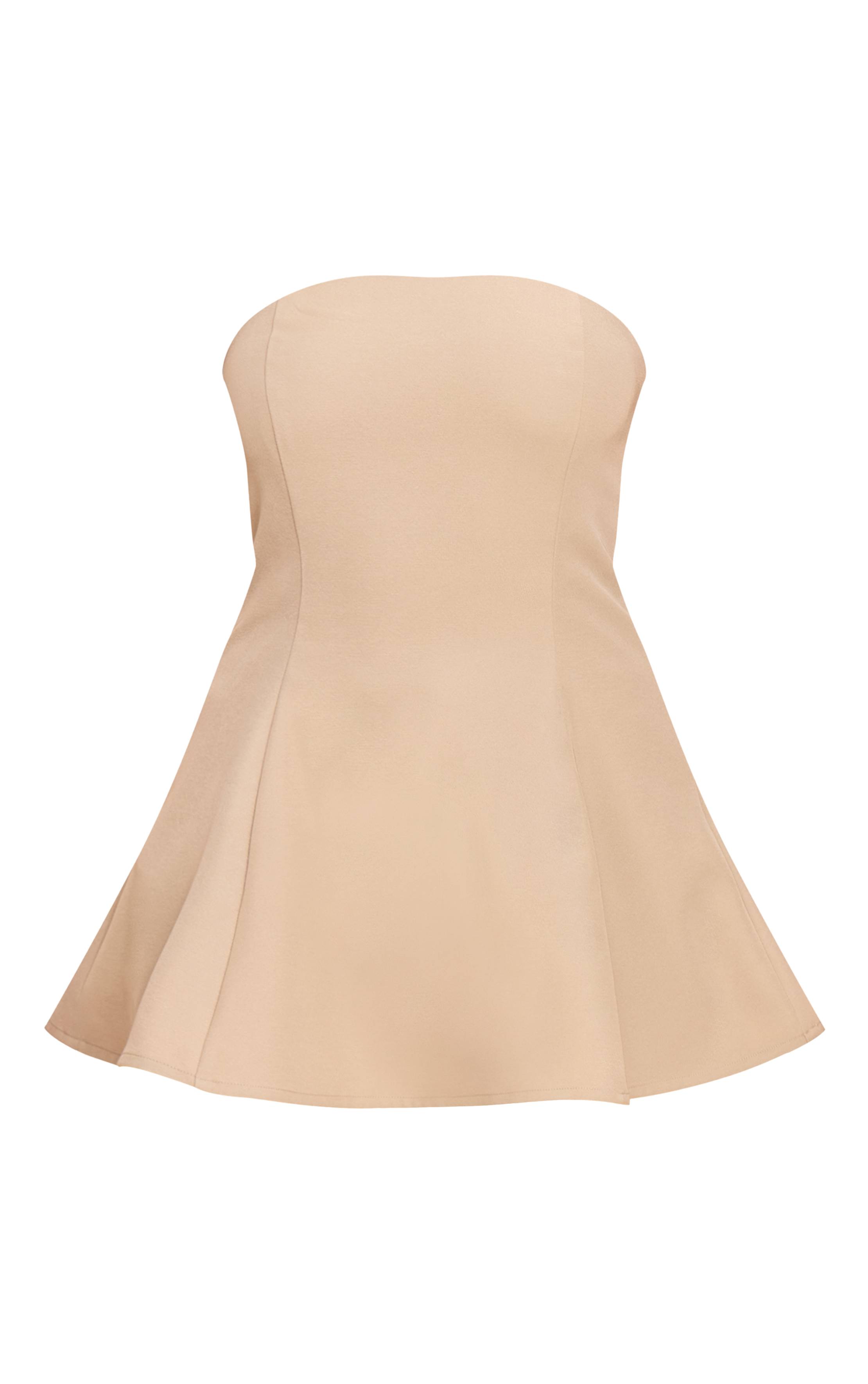 Gris Argile Haut Bandeau Coupe Évasée