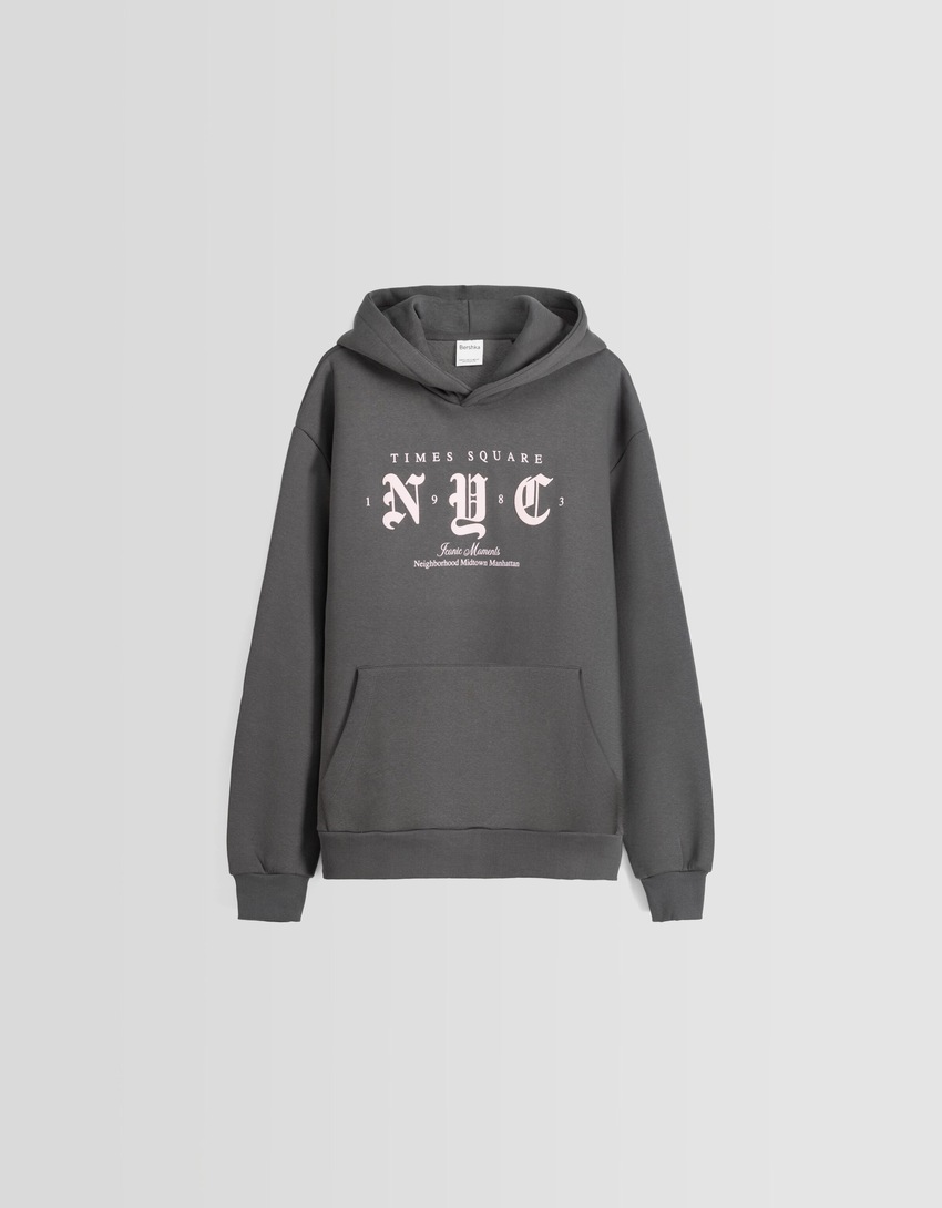 Moletom oversized com estampa da cidade de Nova York