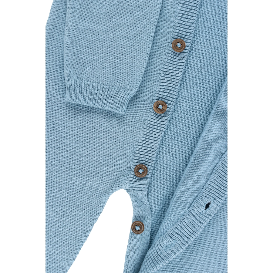 kindsgard Strickoverall strikka Feinstrick blau