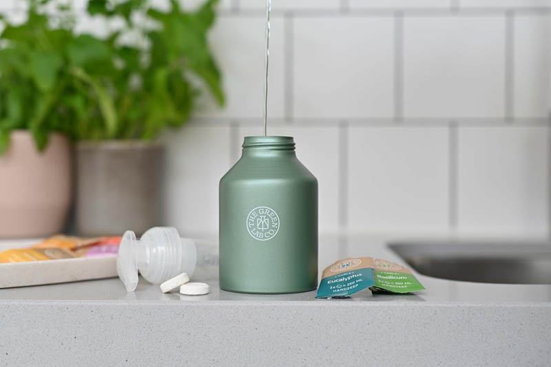 Green lab håndsåpe startpakke 250 ml grønn