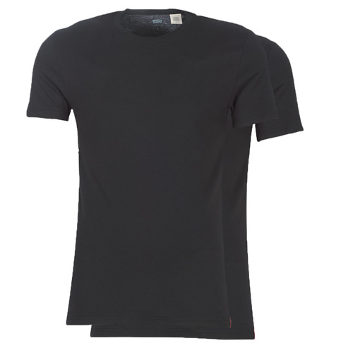 Levi's - SLIM 2PK CREWNECK 1 Negro