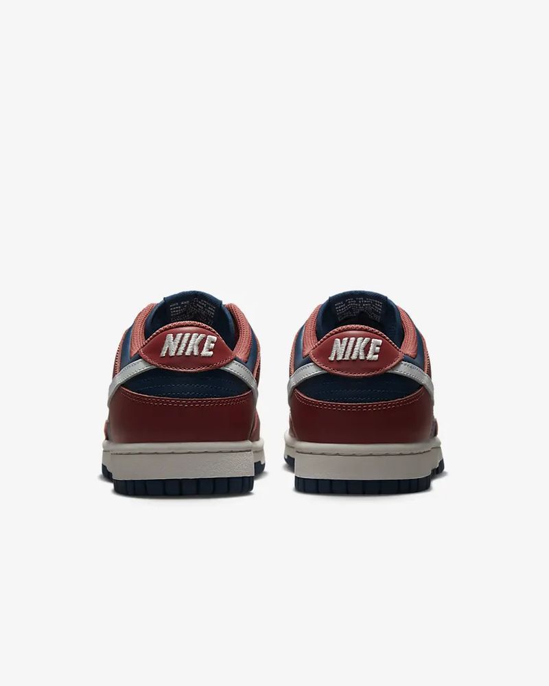 Chaussures Nike Dunk Low Rouge & Bleu pour femme