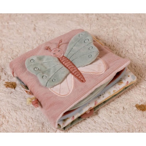 Livret souple d'activités tissu Flowers & Butterflies - LITTLE DUTCH