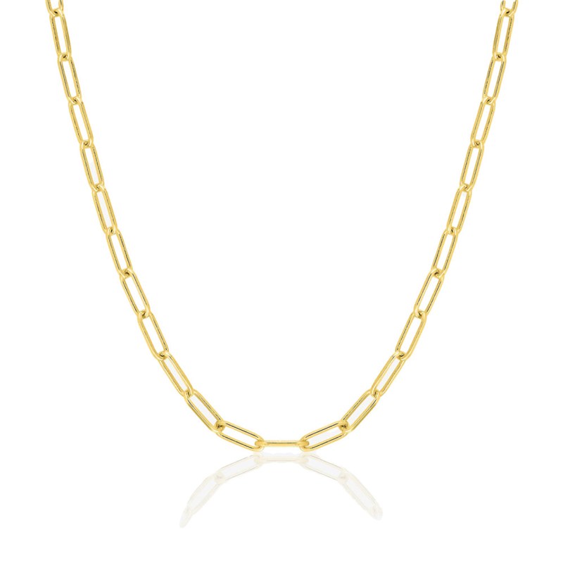 Bracelet Mixte 18 cm - Forçat carré - Or 18 Carats - Largeur 2.6 mm