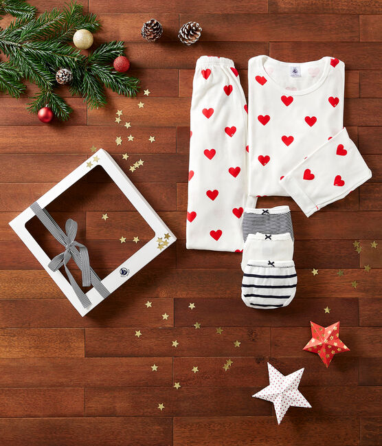 Coffret cadeau pyjama et culottes en coton