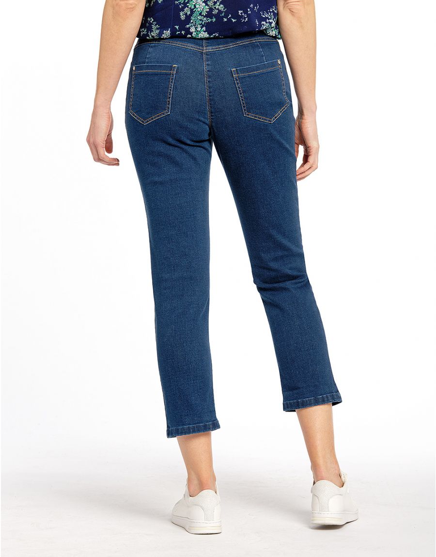 Pantacourt jean stretch