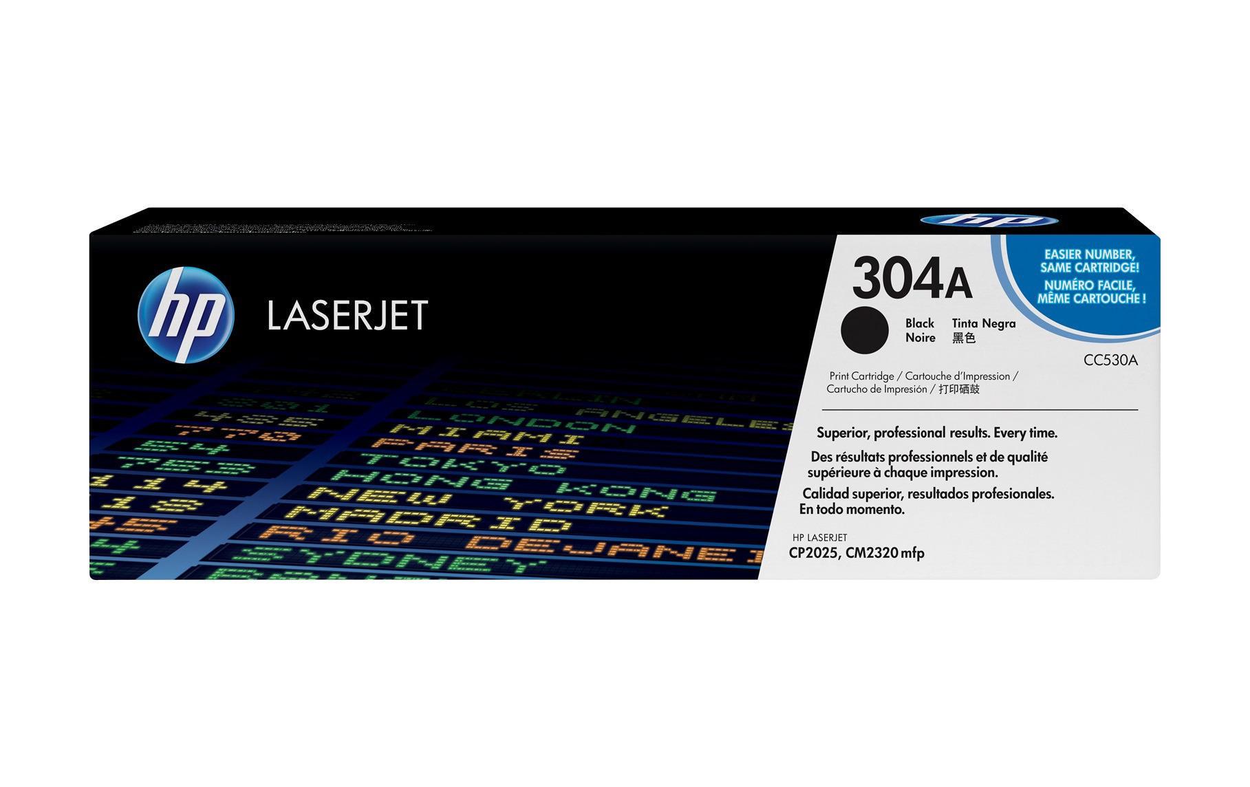 Toner Nr. 304A (CC530A) Black<br>Tonerkartusche