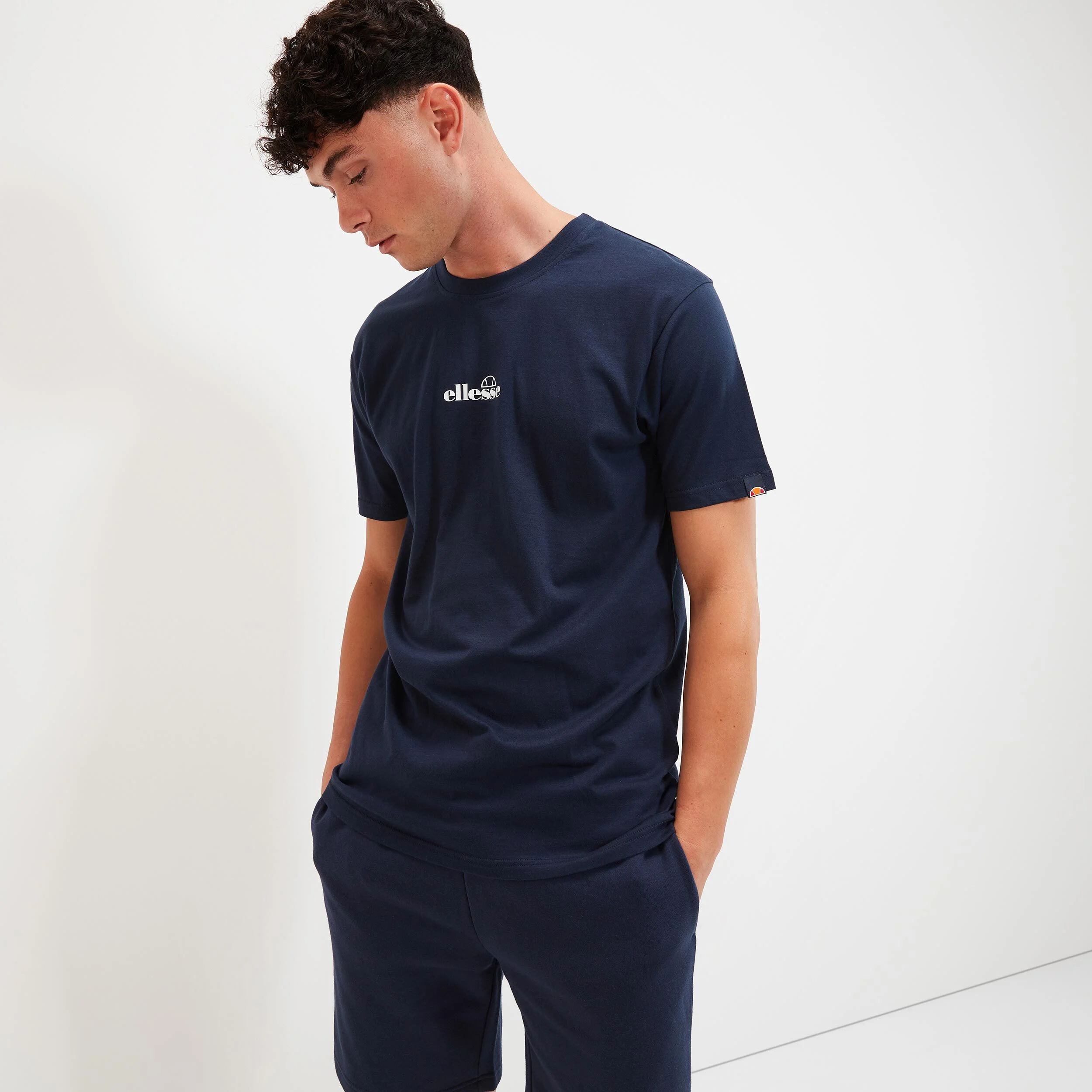 Ellesse Ollio T-shirt Hommes - Bleu Foncé