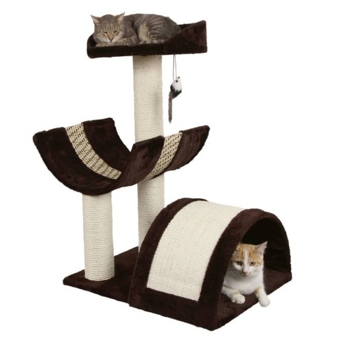 Árvore para gatos marrom de 2 níveis Kerbl