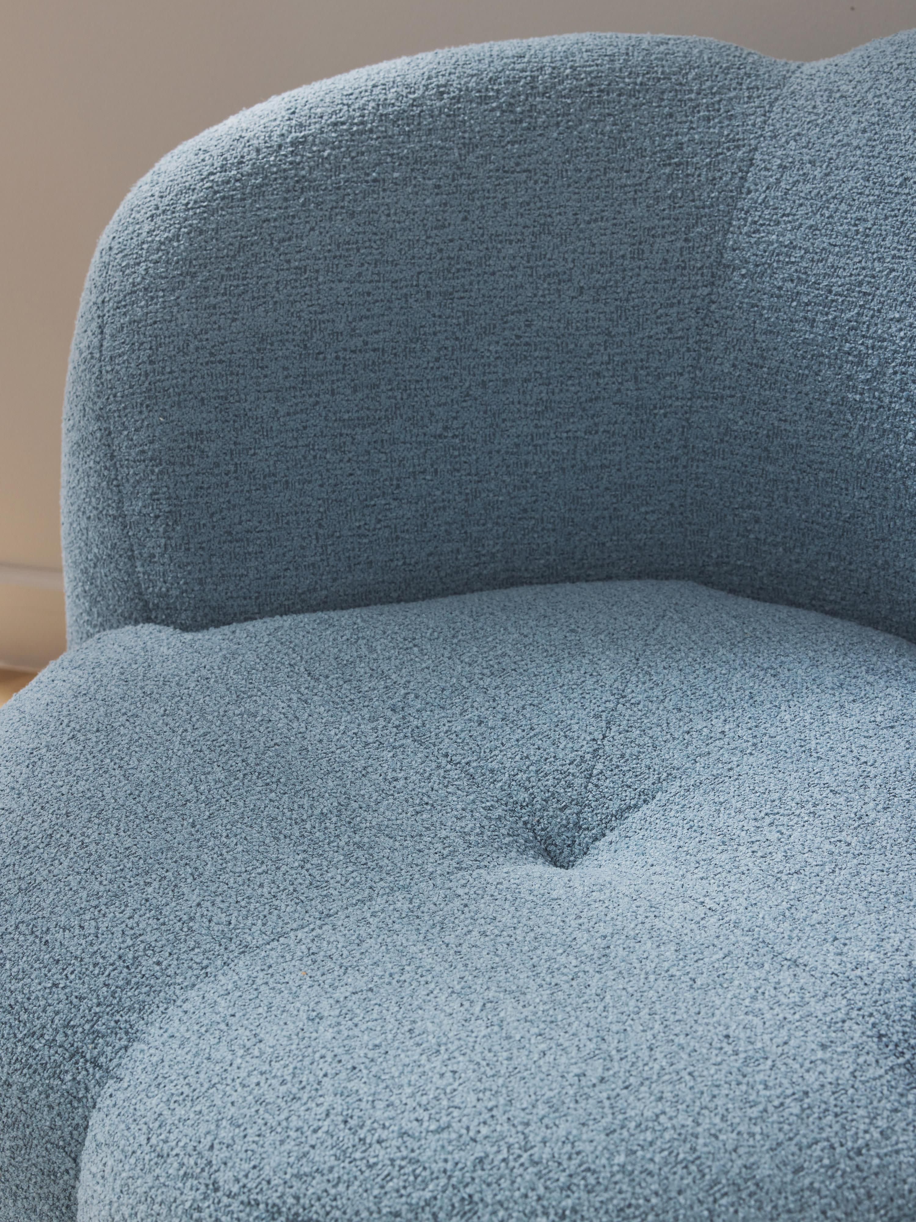 Bouclé loungefauteuil Fleur
