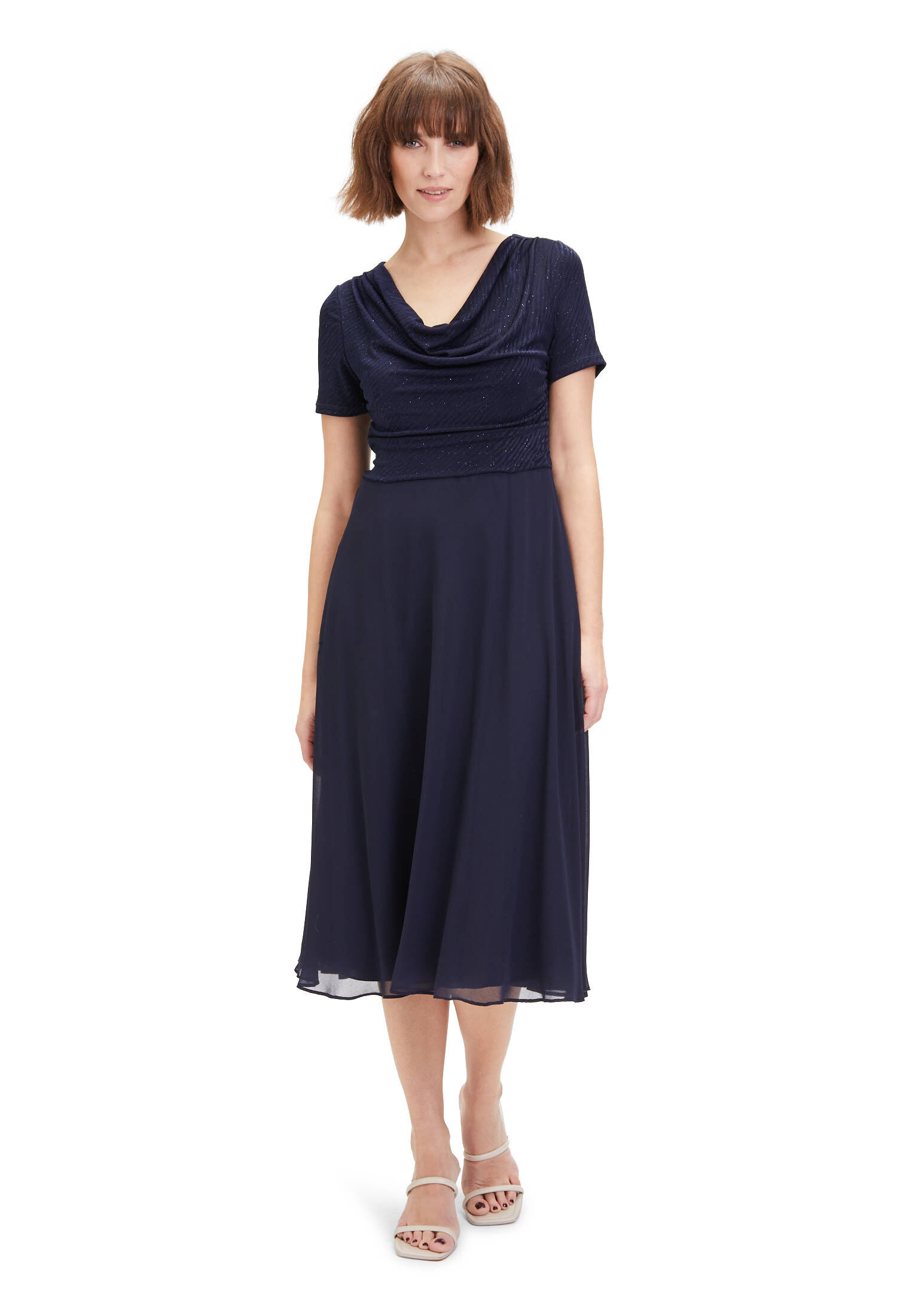 Vera Mont| Damen Cocktailkleid im Glitzer-Look