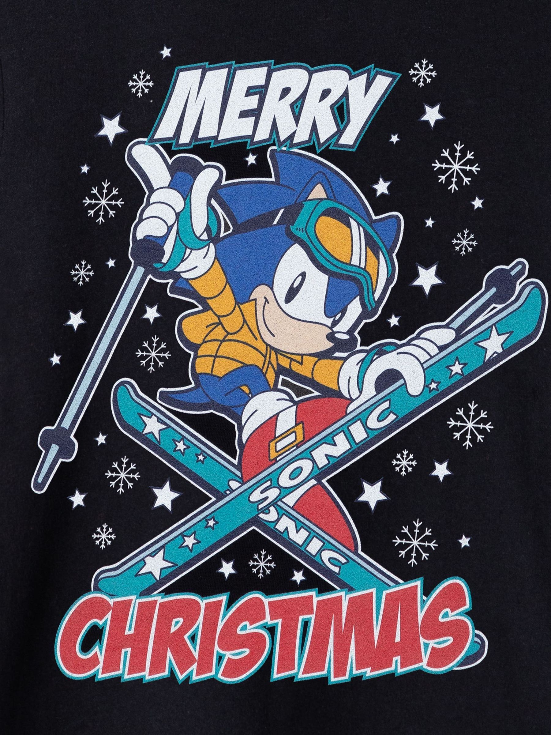 Black Sonic - Vanilla Underground kerstshirt voor jongens van 100% katoen