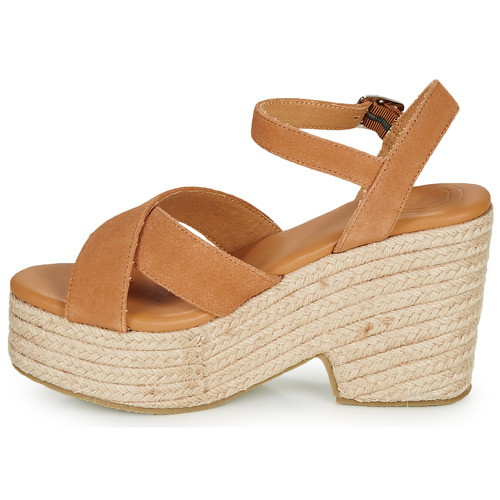 Superdry - HIGH ESPADRILLE SANDAL - Cognac