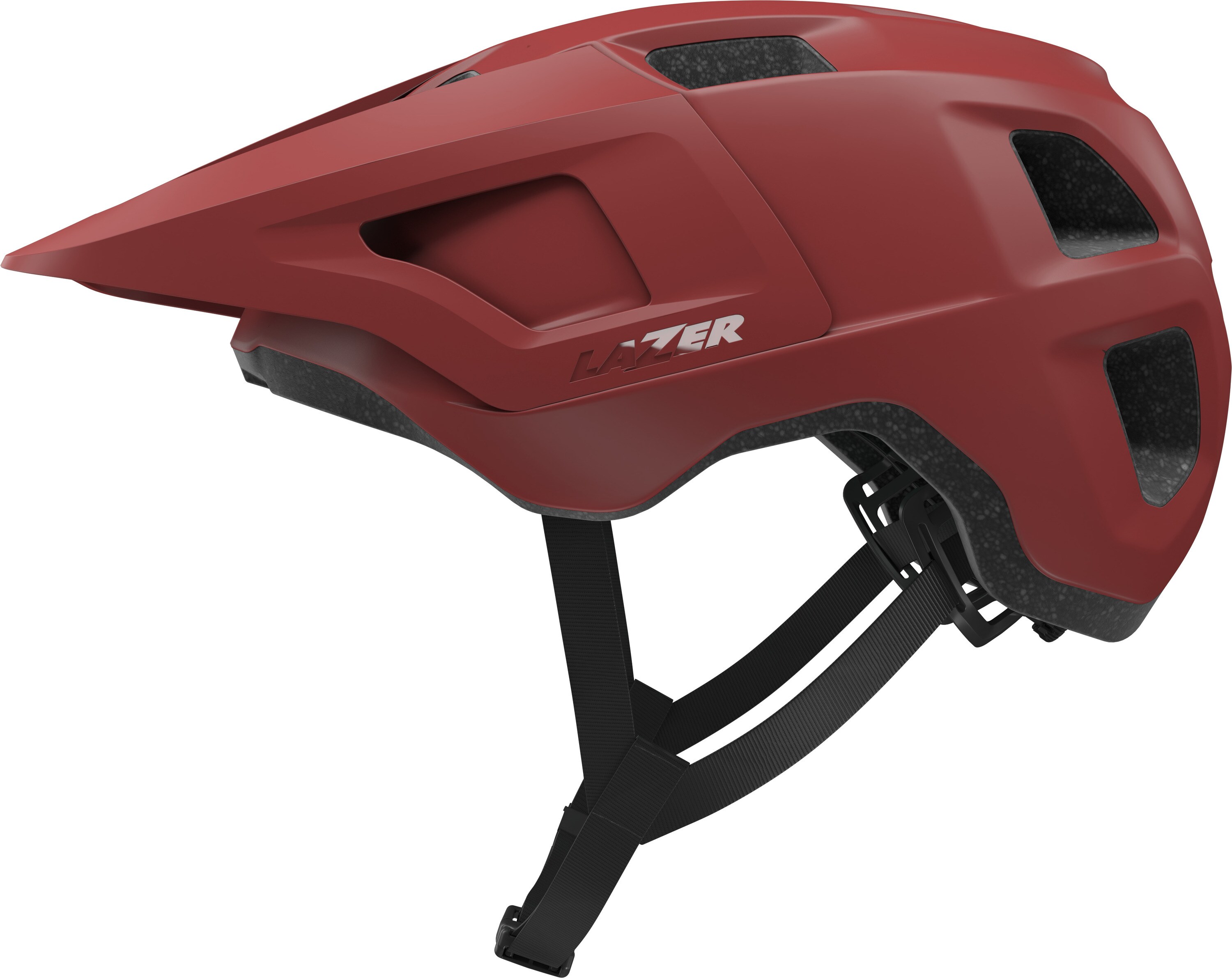 LAZER Fahrradhelm Lupo KinetiCore, Matte Maroon