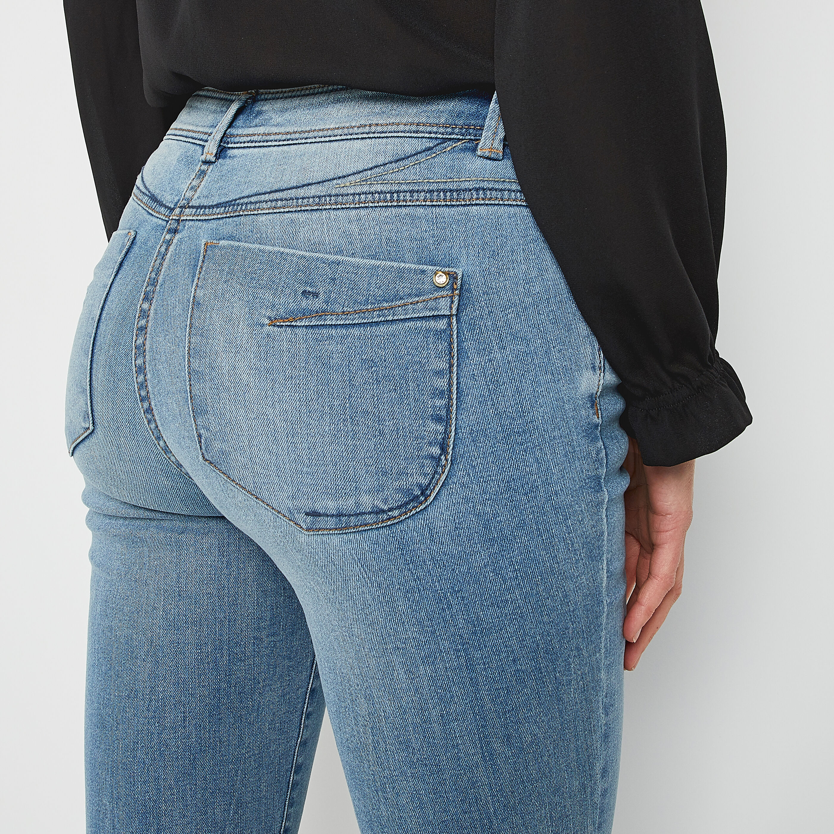 Jean slim TOKYO raccourci femme - LIGHT STONE