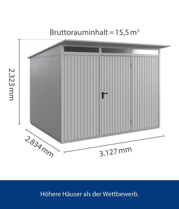 Hörmann Berry-Gerätehaus Classic-P Typ 3,