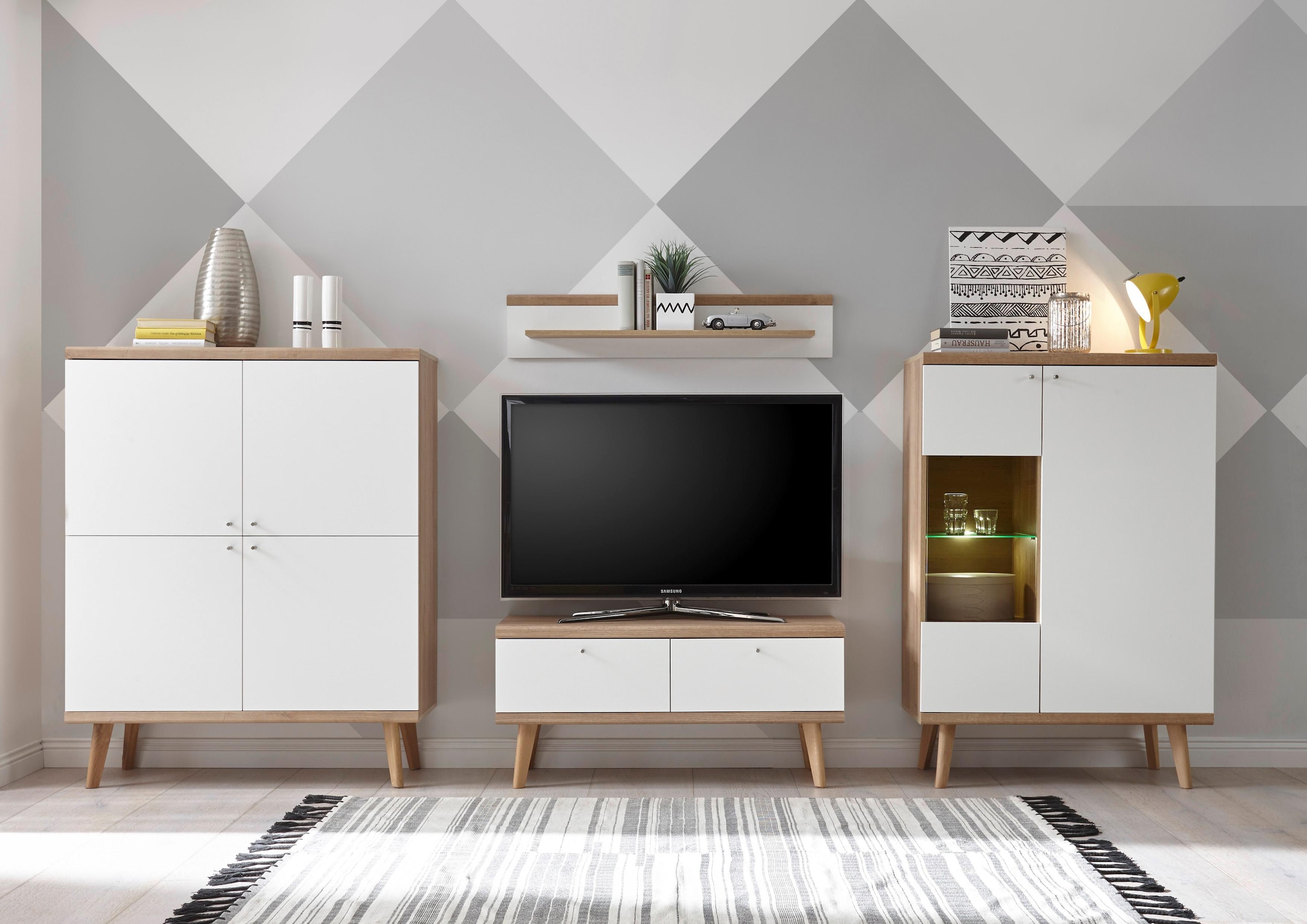 andas Wohnwand »Merle« Set, 4 Stk. tlg.