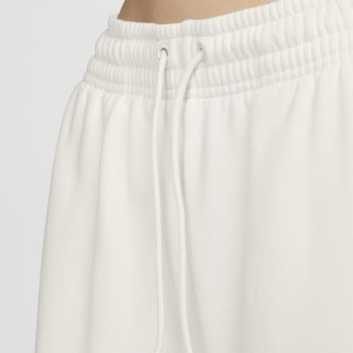 Nike Bas de Survêtement Phoenix Fleece Oversized - Blanc Cassé/Noir Femme