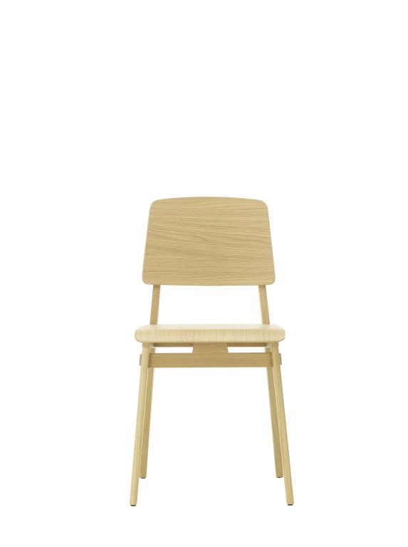 Vitra Chaise Tout Bois stoel naturel eiken