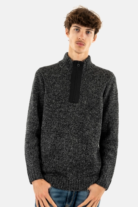 Pull hiver Le Temps Des Cerises trios 0387 dark grey