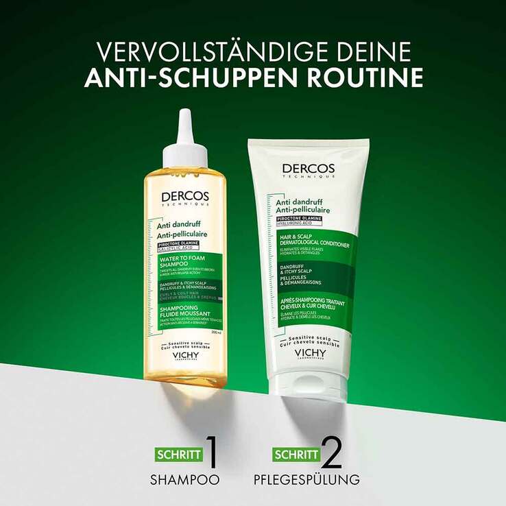 Vichy Dercos Anti-Schuppen Shampoo lockiges Haar, 200 ml