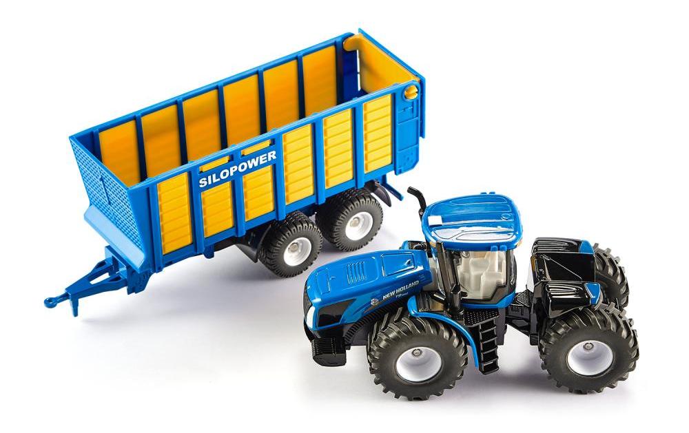 Traktor New Holland T9.560 mit Silagewagen 1:50Siku Farmer Knicklenker Traktor Modell mit Anhänger