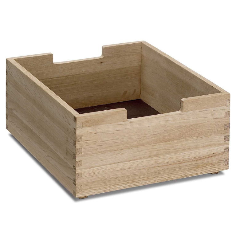 Fritz Hansen Cutter Box opbergbak low oak