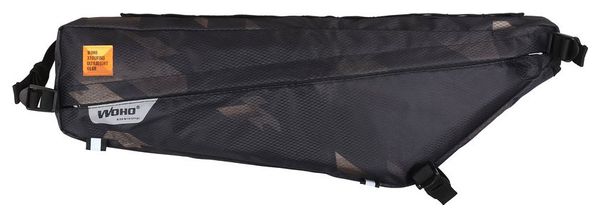 Sacoche de Cadre Woho XTouring Top Tube Bag L 4.7L Noir Cyber-Camo Diamond