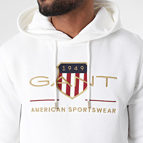 Sweat Capuche Archive Shield 2047056 Blanc
