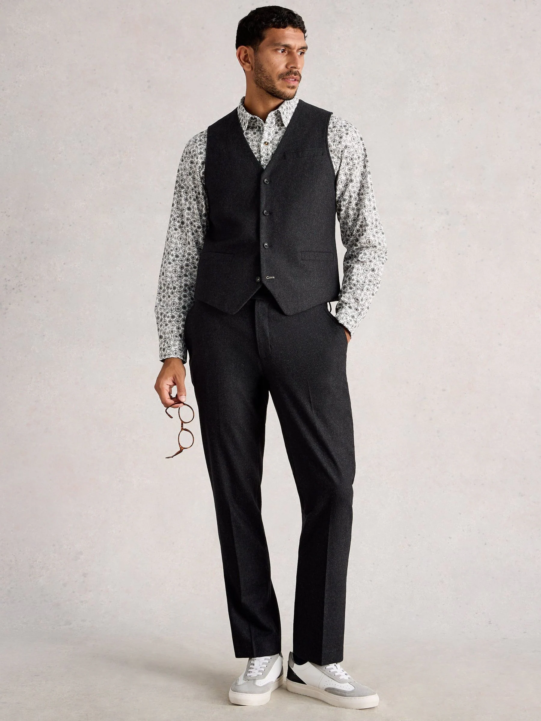 White Stuff Wool Blend Waistcoat