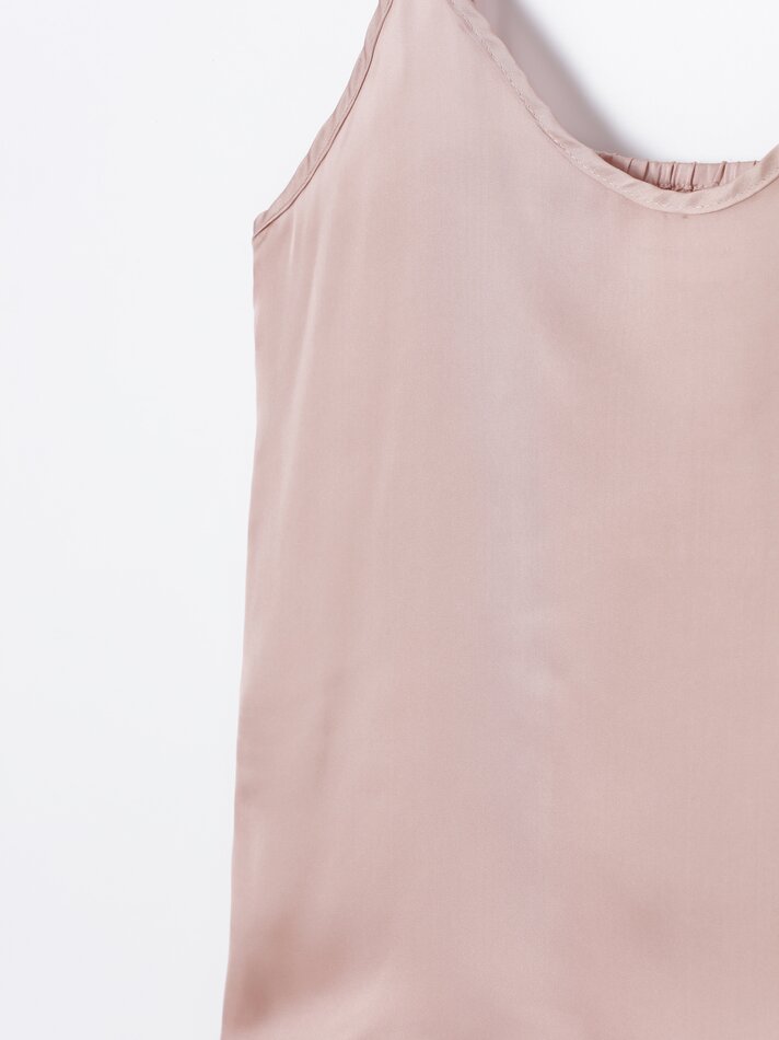 Blusa de pijama de cetim - Rosa
