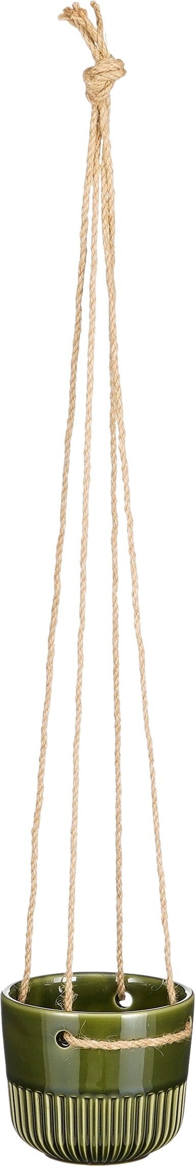 Mica Decorations hangpot Primo groen D 11 H 9 cm