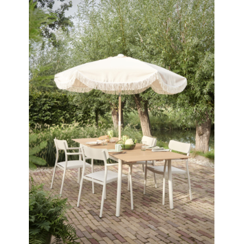 Handson parasol Pula beige rond Ø 200 cm